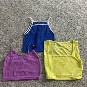 Target Women's Tops - Blue, Purple, Yellow